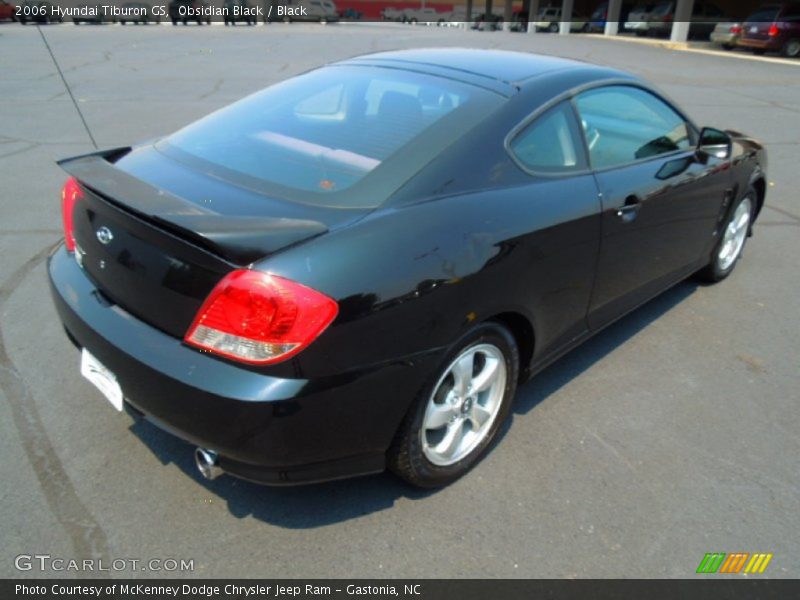 Obsidian Black / Black 2006 Hyundai Tiburon GS