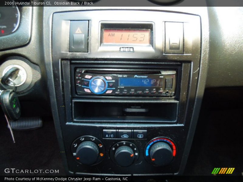 Obsidian Black / Black 2006 Hyundai Tiburon GS