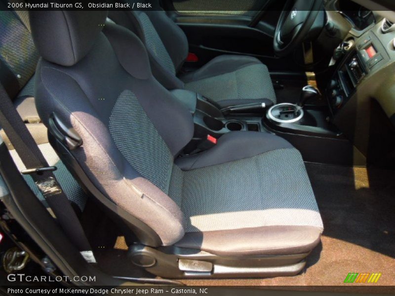 Obsidian Black / Black 2006 Hyundai Tiburon GS