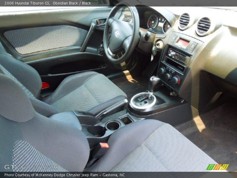 Obsidian Black / Black 2006 Hyundai Tiburon GS