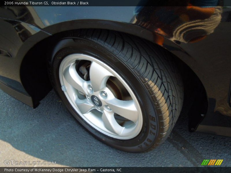 Obsidian Black / Black 2006 Hyundai Tiburon GS