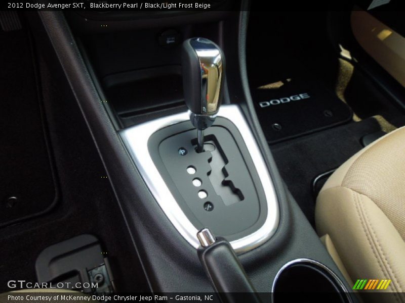 Blackberry Pearl / Black/Light Frost Beige 2012 Dodge Avenger SXT