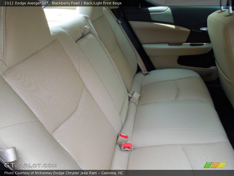 Blackberry Pearl / Black/Light Frost Beige 2012 Dodge Avenger SXT