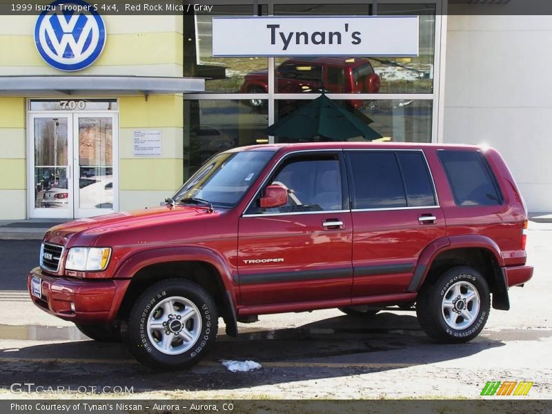 Red Rock Mica / Gray 1999 Isuzu Trooper S 4x4