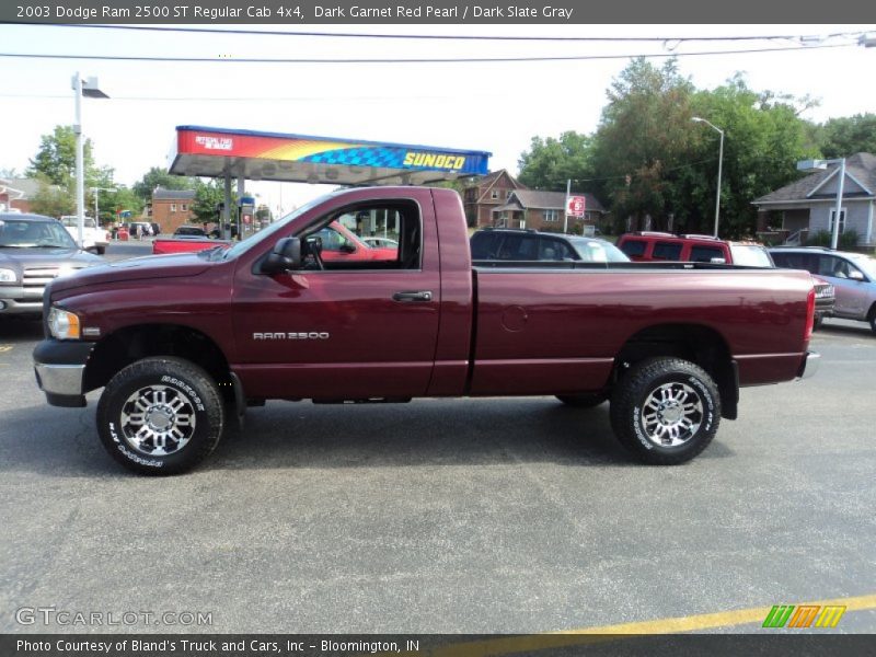 Dark Garnet Red Pearl / Dark Slate Gray 2003 Dodge Ram 2500 ST Regular Cab 4x4