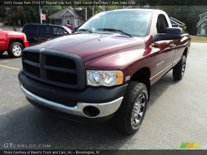 Dark Garnet Red Pearl / Dark Slate Gray 2003 Dodge Ram 2500 ST Regular Cab 4x4