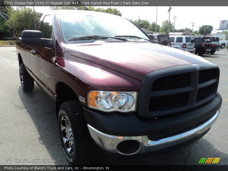 Dark Garnet Red Pearl / Dark Slate Gray 2003 Dodge Ram 2500 ST Regular Cab 4x4