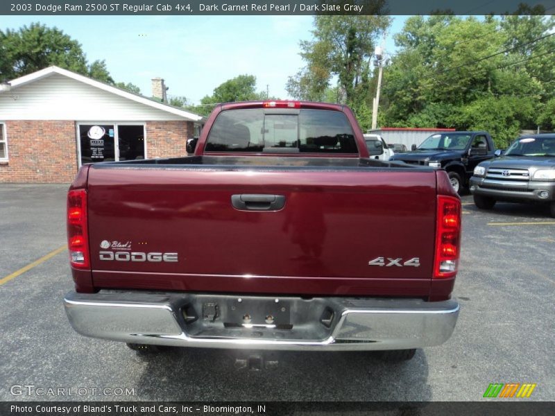 Dark Garnet Red Pearl / Dark Slate Gray 2003 Dodge Ram 2500 ST Regular Cab 4x4