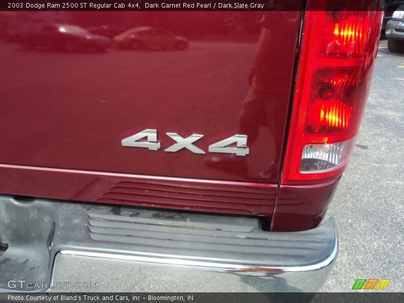 Dark Garnet Red Pearl / Dark Slate Gray 2003 Dodge Ram 2500 ST Regular Cab 4x4