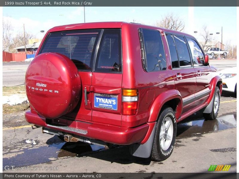 Red Rock Mica / Gray 1999 Isuzu Trooper S 4x4