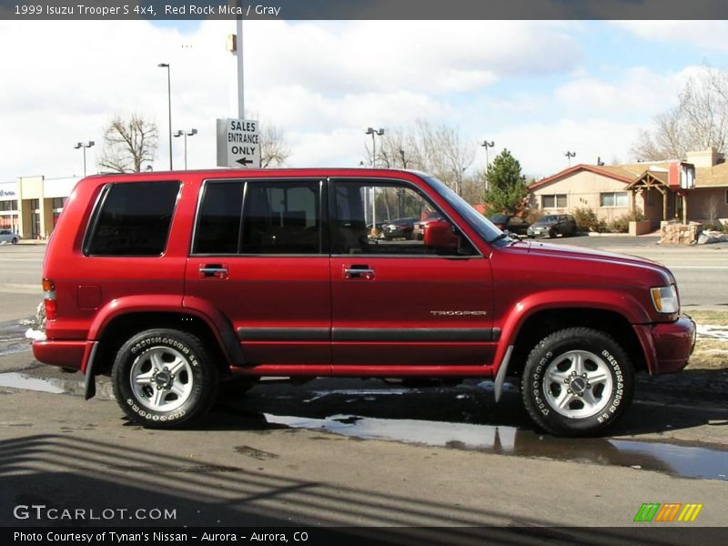 Red Rock Mica / Gray 1999 Isuzu Trooper S 4x4