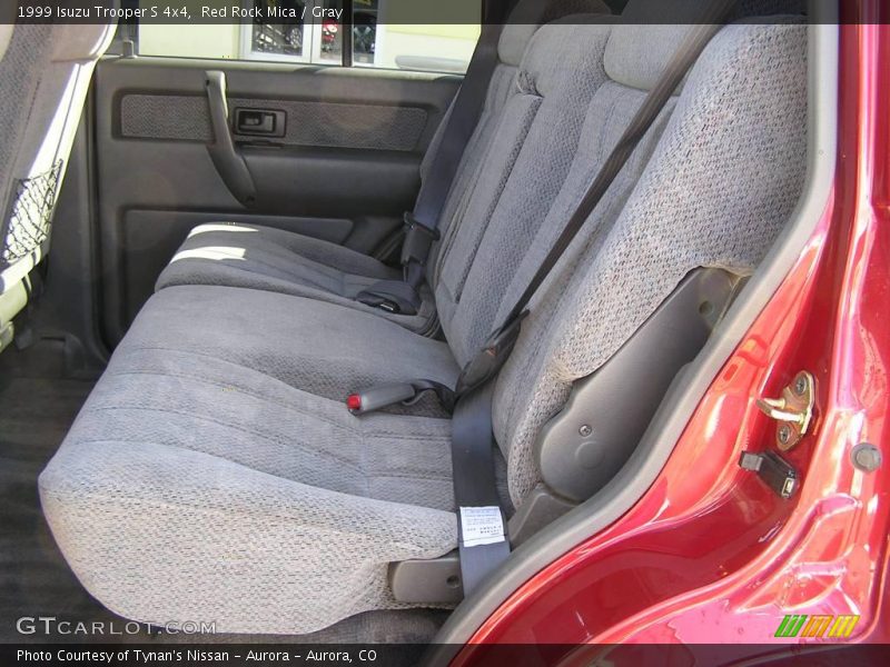 Red Rock Mica / Gray 1999 Isuzu Trooper S 4x4