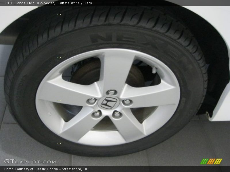 Taffeta White / Black 2010 Honda Civic LX-S Sedan