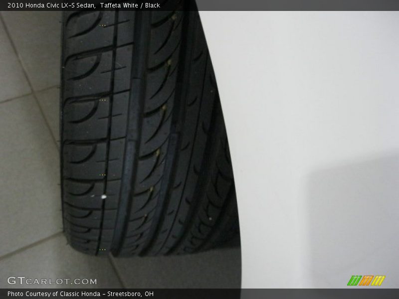 Taffeta White / Black 2010 Honda Civic LX-S Sedan