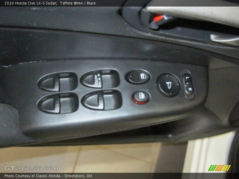 Taffeta White / Black 2010 Honda Civic LX-S Sedan