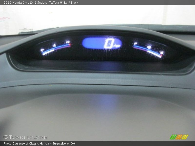 Taffeta White / Black 2010 Honda Civic LX-S Sedan