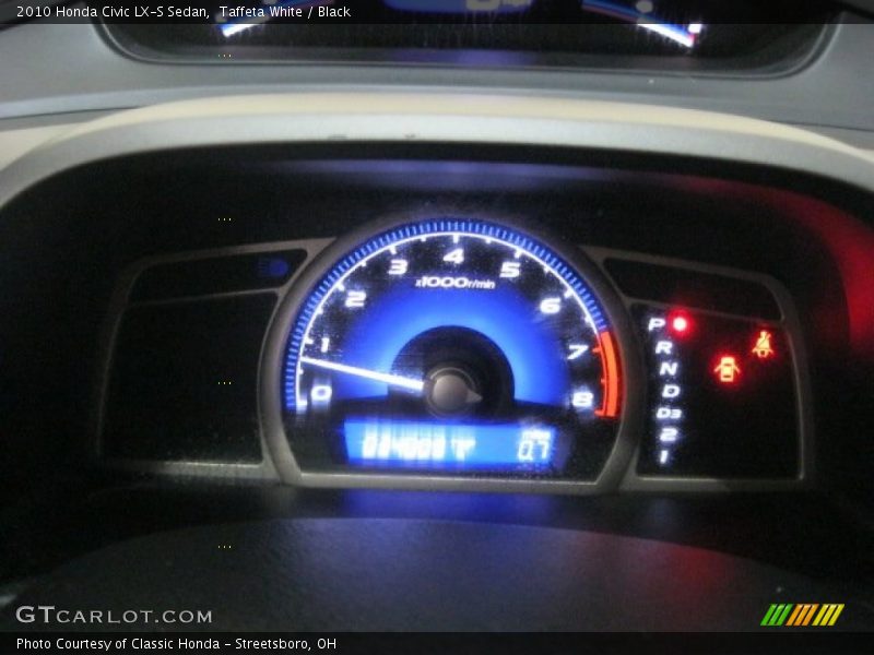 Taffeta White / Black 2010 Honda Civic LX-S Sedan