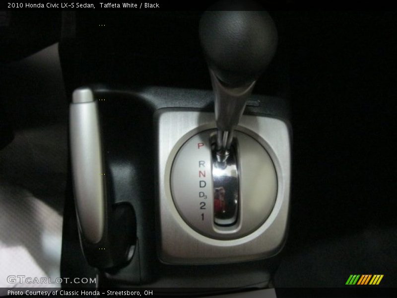 Taffeta White / Black 2010 Honda Civic LX-S Sedan