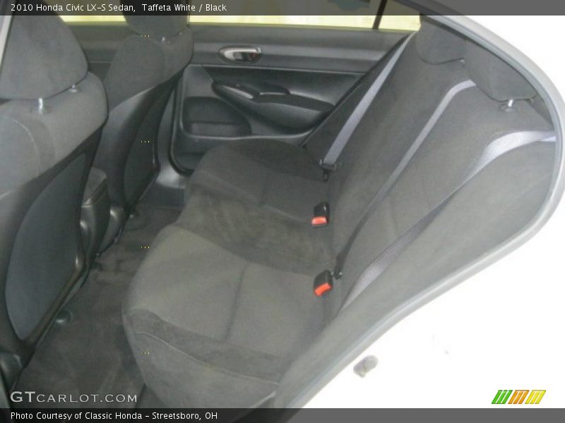Taffeta White / Black 2010 Honda Civic LX-S Sedan