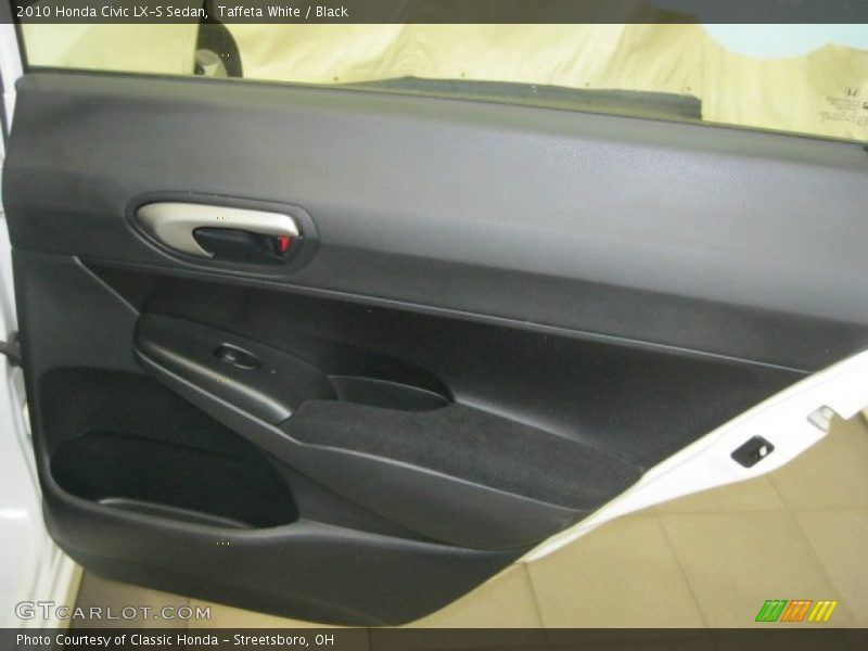Taffeta White / Black 2010 Honda Civic LX-S Sedan