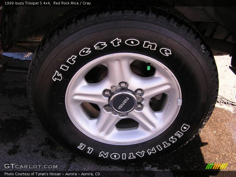 Red Rock Mica / Gray 1999 Isuzu Trooper S 4x4