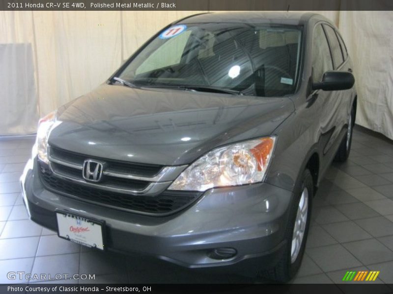 Polished Metal Metallic / Black 2011 Honda CR-V SE 4WD