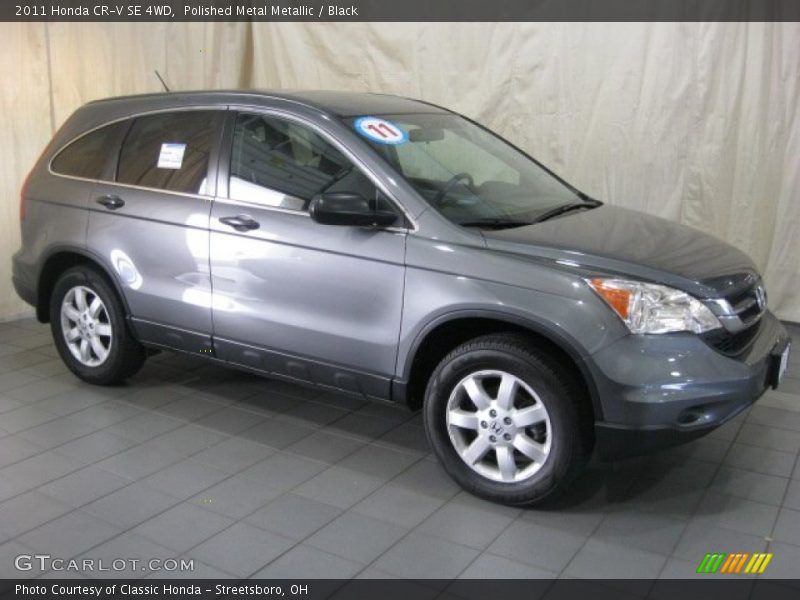 Polished Metal Metallic / Black 2011 Honda CR-V SE 4WD