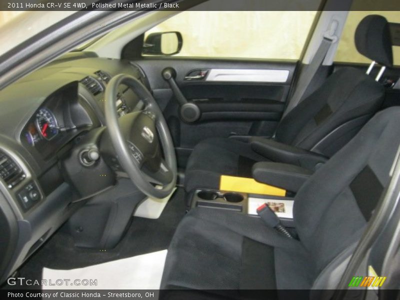 Polished Metal Metallic / Black 2011 Honda CR-V SE 4WD