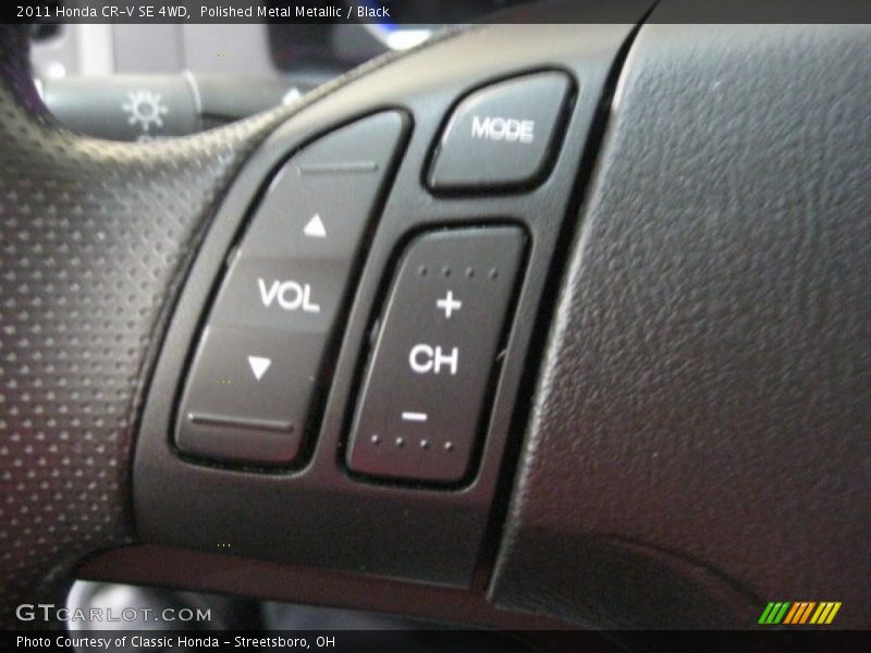 Polished Metal Metallic / Black 2011 Honda CR-V SE 4WD