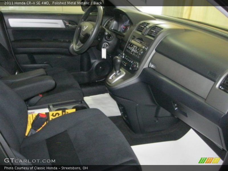 Polished Metal Metallic / Black 2011 Honda CR-V SE 4WD
