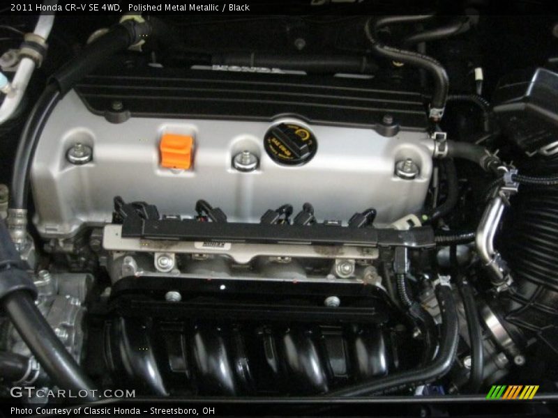 Polished Metal Metallic / Black 2011 Honda CR-V SE 4WD