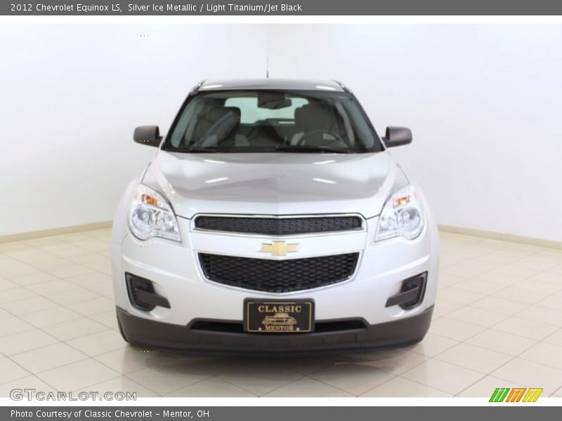 Silver Ice Metallic / Light Titanium/Jet Black 2012 Chevrolet Equinox LS