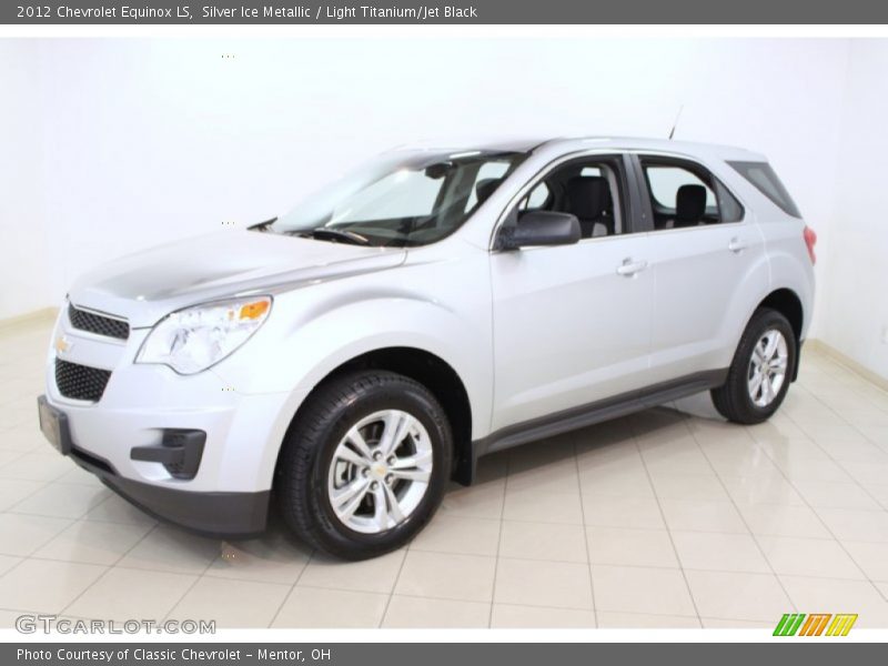 Silver Ice Metallic / Light Titanium/Jet Black 2012 Chevrolet Equinox LS