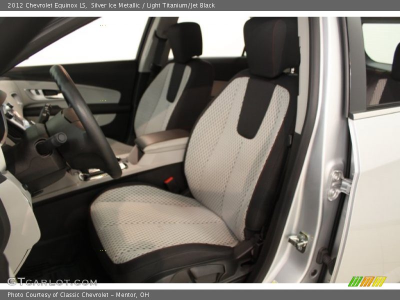 Silver Ice Metallic / Light Titanium/Jet Black 2012 Chevrolet Equinox LS