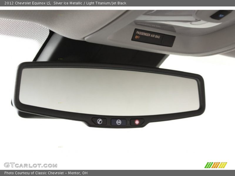 Silver Ice Metallic / Light Titanium/Jet Black 2012 Chevrolet Equinox LS