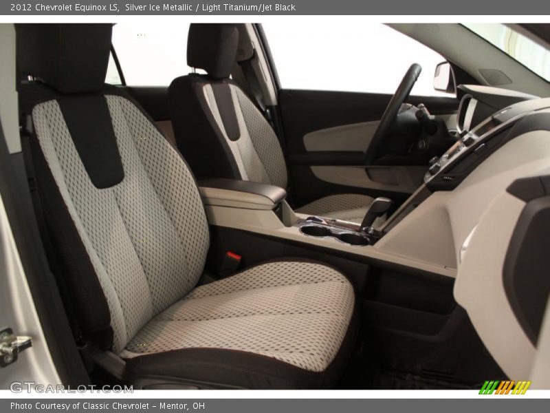 Silver Ice Metallic / Light Titanium/Jet Black 2012 Chevrolet Equinox LS