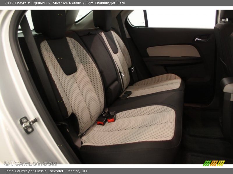 Silver Ice Metallic / Light Titanium/Jet Black 2012 Chevrolet Equinox LS
