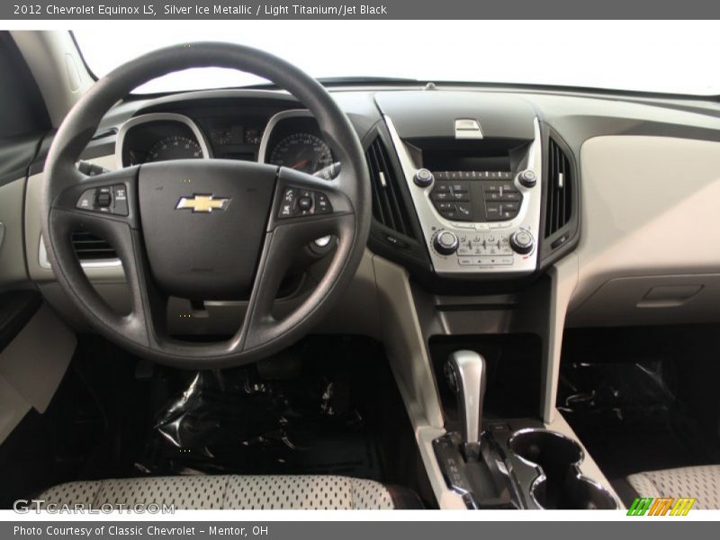 Silver Ice Metallic / Light Titanium/Jet Black 2012 Chevrolet Equinox LS