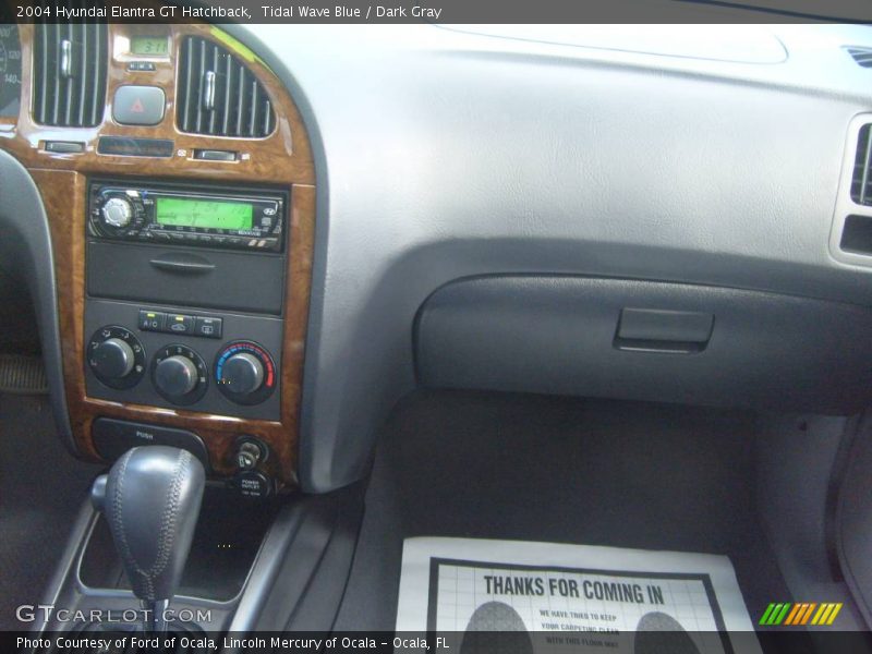 Tidal Wave Blue / Dark Gray 2004 Hyundai Elantra GT Hatchback