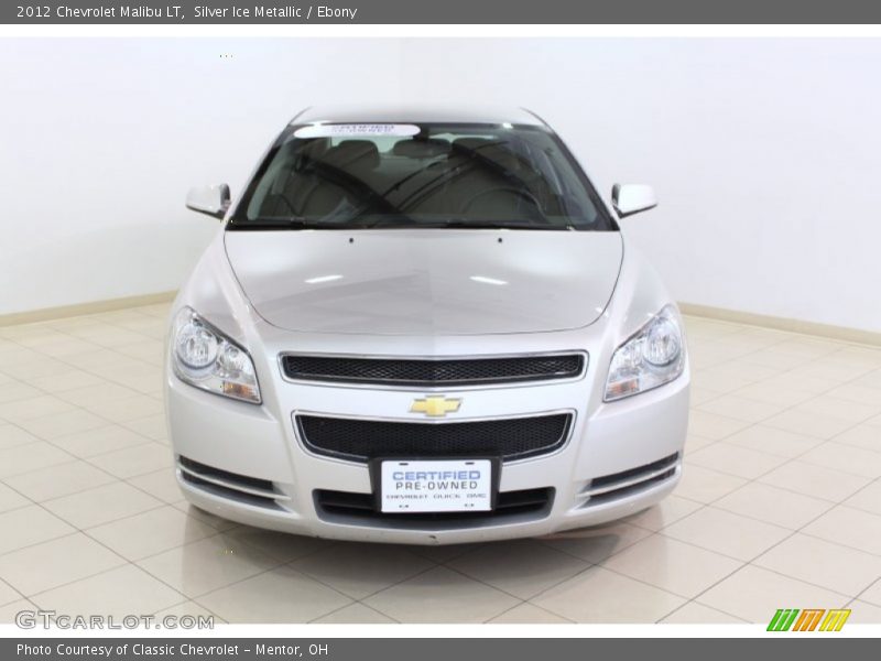 Silver Ice Metallic / Ebony 2012 Chevrolet Malibu LT