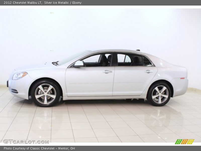 Silver Ice Metallic / Ebony 2012 Chevrolet Malibu LT