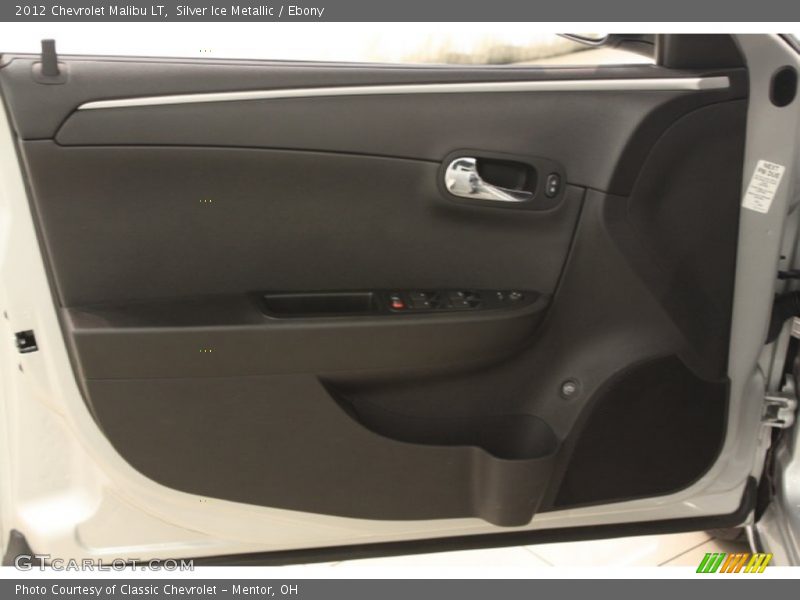 Silver Ice Metallic / Ebony 2012 Chevrolet Malibu LT