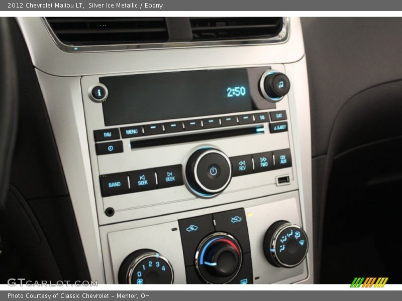 Silver Ice Metallic / Ebony 2012 Chevrolet Malibu LT