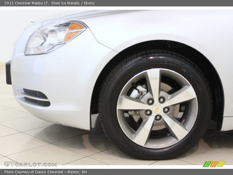 Silver Ice Metallic / Ebony 2012 Chevrolet Malibu LT
