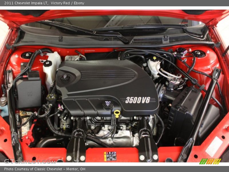 Victory Red / Ebony 2011 Chevrolet Impala LT
