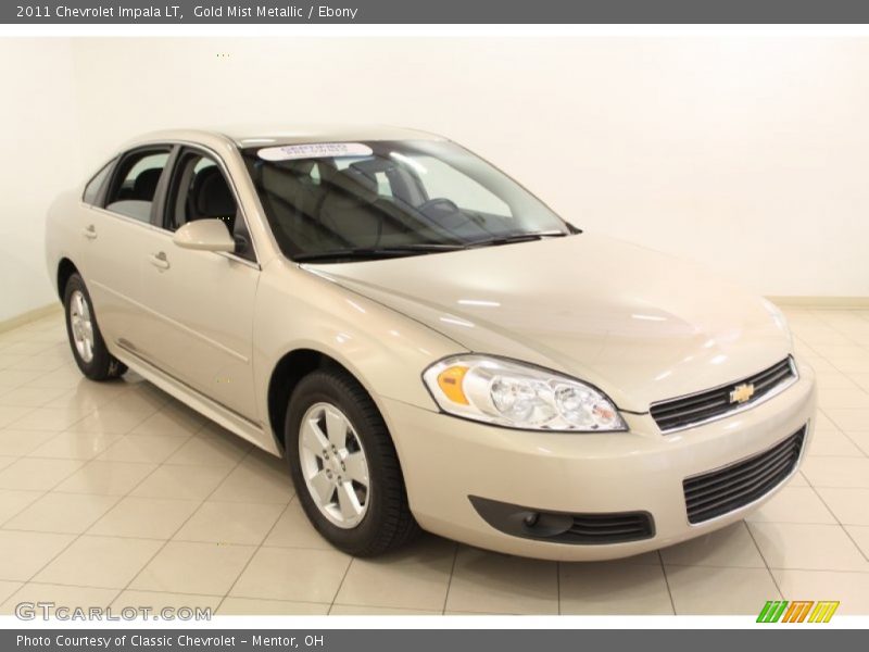 Gold Mist Metallic / Ebony 2011 Chevrolet Impala LT