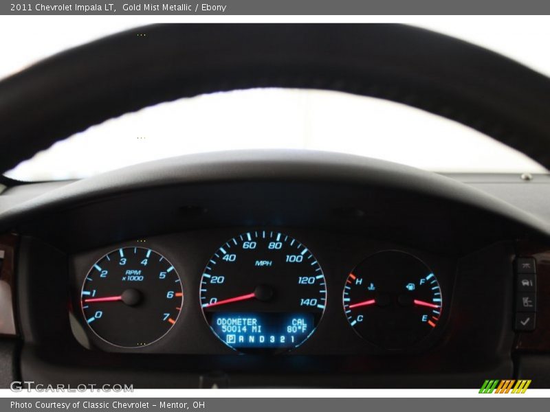 Gold Mist Metallic / Ebony 2011 Chevrolet Impala LT