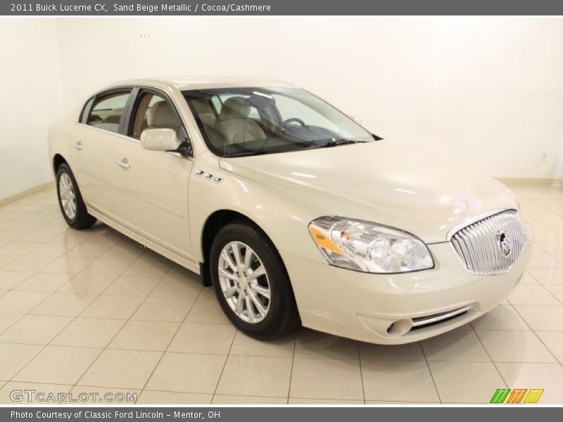 Sand Beige Metallic / Cocoa/Cashmere 2011 Buick Lucerne CX