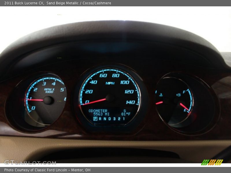 Sand Beige Metallic / Cocoa/Cashmere 2011 Buick Lucerne CX