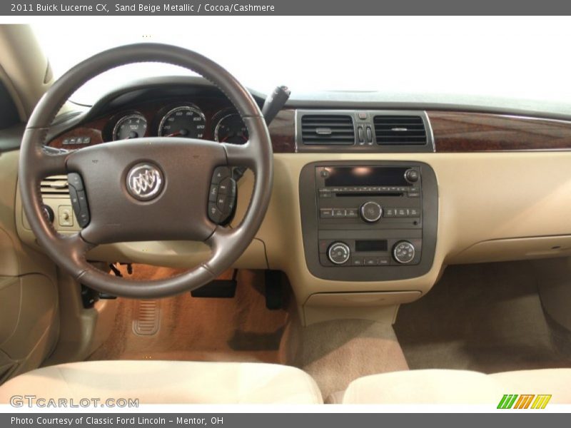 Sand Beige Metallic / Cocoa/Cashmere 2011 Buick Lucerne CX